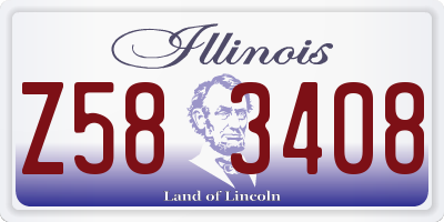 IL license plate Z583408