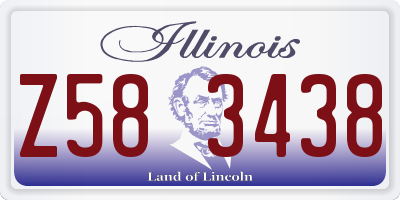 IL license plate Z583438