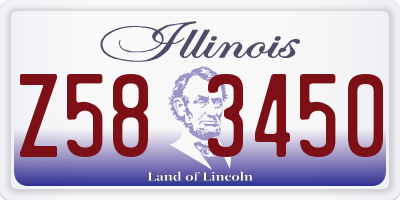 IL license plate Z583450