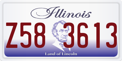 IL license plate Z583613