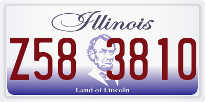 IL license plate Z583810