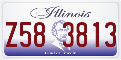 IL license plate Z583813