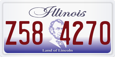 IL license plate Z584270