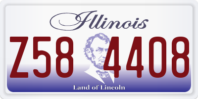 IL license plate Z584408