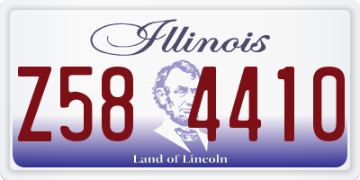 IL license plate Z584410