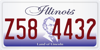 IL license plate Z584432