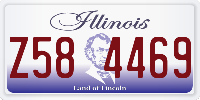 IL license plate Z584469