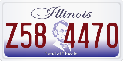 IL license plate Z584470