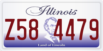 IL license plate Z584479