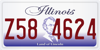 IL license plate Z584624
