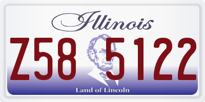 IL license plate Z585122