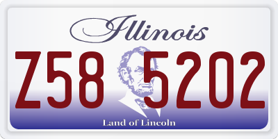 IL license plate Z585202