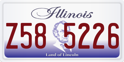 IL license plate Z585226