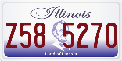 IL license plate Z585270