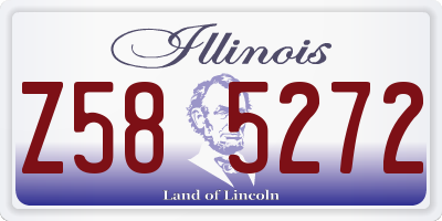 IL license plate Z585272