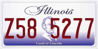 IL license plate Z585277