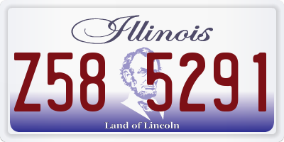 IL license plate Z585291