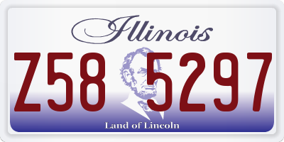 IL license plate Z585297