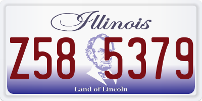 IL license plate Z585379