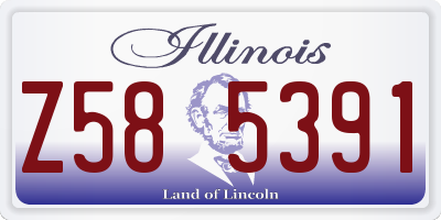 IL license plate Z585391