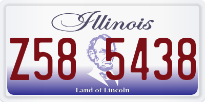 IL license plate Z585438