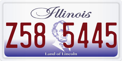 IL license plate Z585445