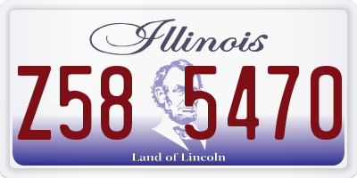 IL license plate Z585470
