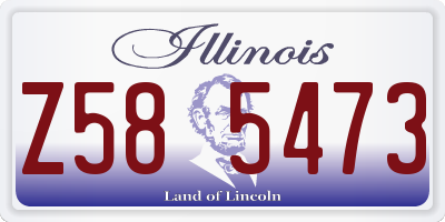 IL license plate Z585473