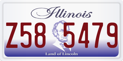 IL license plate Z585479