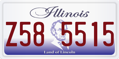 IL license plate Z585515