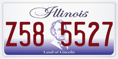 IL license plate Z585527