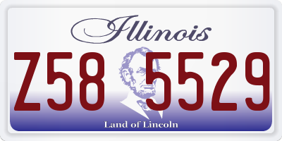 IL license plate Z585529