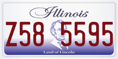 IL license plate Z585595