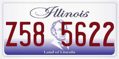 IL license plate Z585622