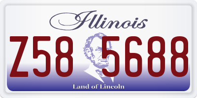 IL license plate Z585688