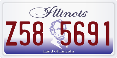 IL license plate Z585691