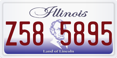 IL license plate Z585895