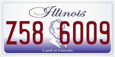 IL license plate Z586009