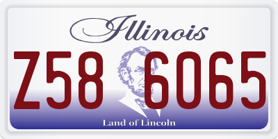 IL license plate Z586065