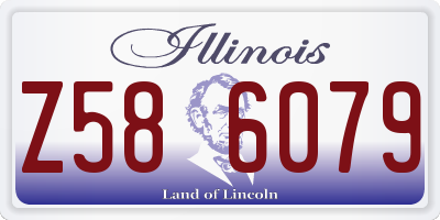 IL license plate Z586079