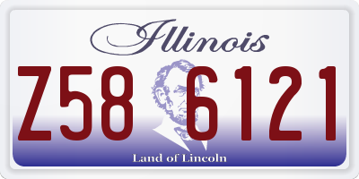 IL license plate Z586121