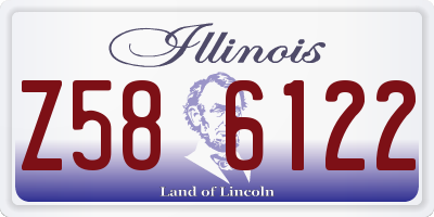 IL license plate Z586122