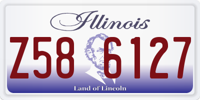 IL license plate Z586127