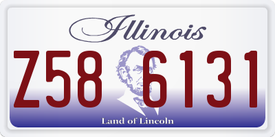 IL license plate Z586131