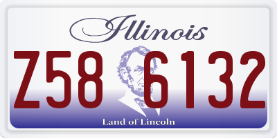 IL license plate Z586132