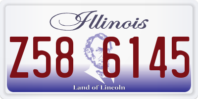 IL license plate Z586145