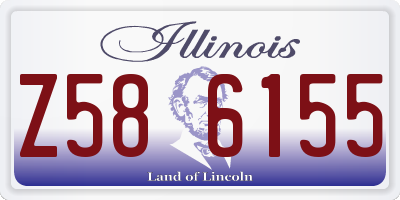IL license plate Z586155