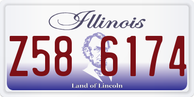 IL license plate Z586174