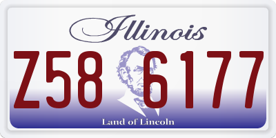 IL license plate Z586177