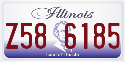 IL license plate Z586185